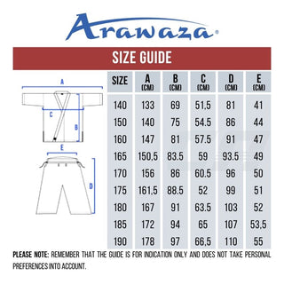 Karategi Arawaza Kumite Deluxe Evo WKF broderie blanche 