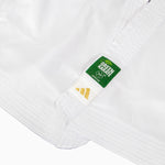Karategi kumite Adidas Adizero 2.0 WKF blanc sans rayures 