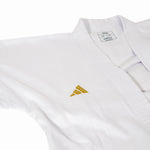 Karategi kumite Adidas Adizero 2.0 WKF blanc sans rayures 
