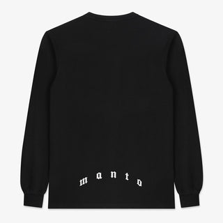 Maglia a maniche lunghe Manto Bones Nero-Combat Arena