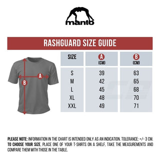 Rashguard Manto Cobra manches courtes Noir