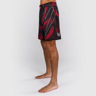 Shorts de MMA Venum Matupa Noir-rouge-Combat Arena