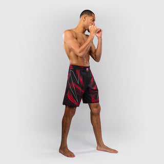 Shorts de MMA Venum Matupa Noir-rouge-Combat Arena