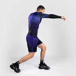 Pantaloncini MMA Venum Tekken 8 Kazuya Nero-viola-Combat Arena