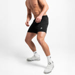 Pantaloncini allenamento Boxraw Valdes Nero-Combat Arena