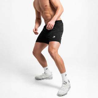 Pantaloncini allenamento Boxraw Valdes Nero-Combat Arena