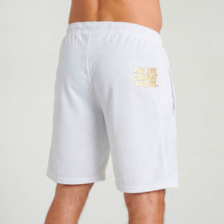 Shorts d'entraînement Leone DNA ABX726 Blanc-Combat Arena