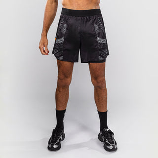 Shorts d'entraînement Venum Matupa Noir-gris-Combat Arena