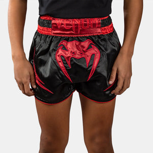 Shorts Enfant kick-thai Venum Attack Noir-rouge-Combat Arena