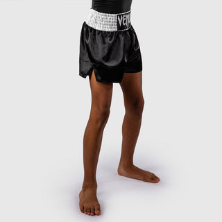 Shorts Enfant kick-thaï Venum Classic Noir-blanc-Combat Arena