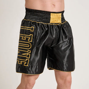 Shorts de boxe Leone DNA Premium AB233 Noir-Combat Arena