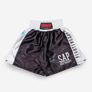 Pantaloncini kick-thai SAP WAKO Combat Competition Nero-Combat Arena