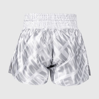Shorts kick-thai Venum Contender XT Blanc-argent 