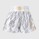 Shorts kick-thai Venum Contender XT Blanc-argent 