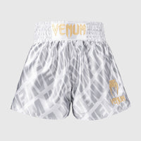 Shorts kick-thai Venum Contender XT Blanc-argent 