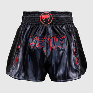 Shorts kick-thai Venum Demon Noir-gris-Combat Arena