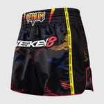 Shorts kick-thaï Venum Tekken 8 Yoshimitsu Noir-orange-Combat Arena