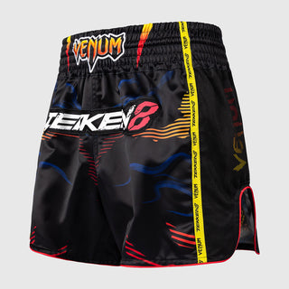 Shorts kick-thaï Venum Tekken 8 Yoshimitsu Noir-orange-Combat Arena