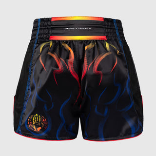 Shorts kick-thaï Venum Tekken 8 Yoshimitsu Noir-orange-Combat Arena