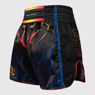 Shorts kick-thaï Venum Tekken 8 Yoshimitsu Noir-orange-Combat Arena