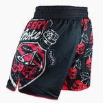 Shorts de MMA Pride or Die Cerise Choke 