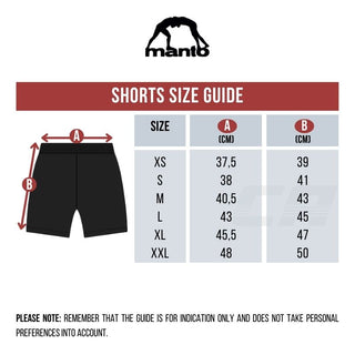 Shorts de MMA Manto Miko Noir 