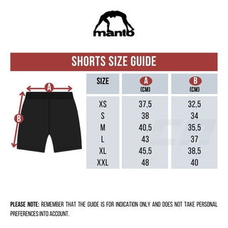 Shorts de MMA Manto Flux Noir 