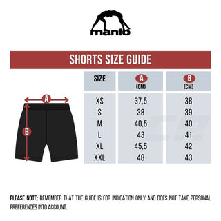 Shorts de MMA Manto Varsity Noir 
