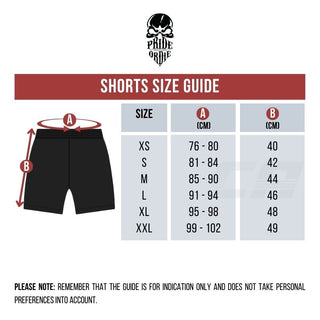 Shorts de MMA Pride or Die Fight Club