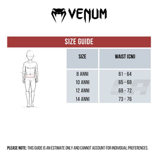 Shorts Enfant kick-thaï Venum Classic Noir-or 