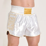 Shorts kick-thaï Leone DNA Premium AB969 Blanc 