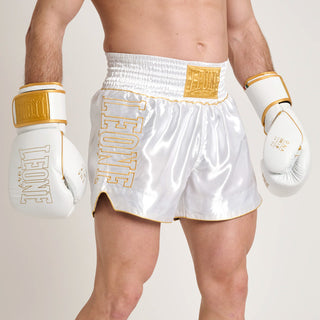 Shorts kick-thaï Leone DNA Premium AB969 Blanc 