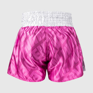 Shorts kick-thaï Venum Contender XT Rose-blanc 