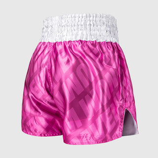 Shorts kick-thaï Venum Contender XT Rose-blanc 