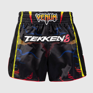 Shorts kick-thai Venum Tekken 8 Yoshimitsu Noir-orange 