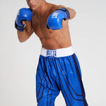 Pantalons Kickboxing WAKO Leone AB992 Bleu-Combat Arena