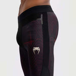 Pantaloni a compressione Venum G-Fit Air Nero-rosso-Combat Arena