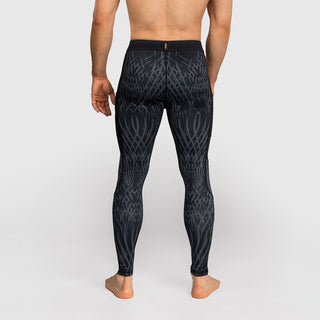 Pantaloni a compressione Venum x Chimaev Wild Borz Nero-Combat Arena