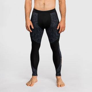 Pantaloni a compressione Venum x Chimaev Wild Borz Nero-Combat Arena