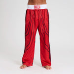 Pantalons Kickboxing WAKO Leone AB992 Rouge 
