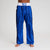 Pantalons Kickboxing WAKO Leone AB992 Bleu 