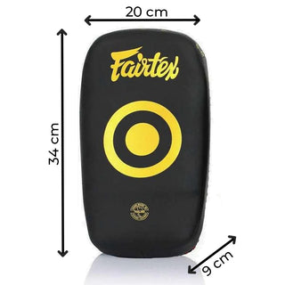 Pao Fairtex Microfibre Courbé Petit KPLC6 Noir-or 