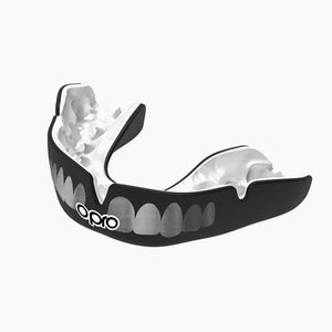 Paradenti Opro Instant Custom-Fit Silver Teeth-Combat Arena