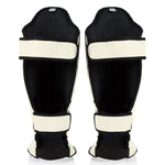 Protège-tibias Fairtex Compétition SP5 avec protège-pieds Blanc