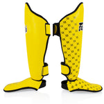 Protège-tibias Fairtex Compétition SP5 avec protège-pieds Jaune