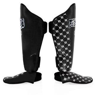 Protège-tibias Fairtex Compétition SP5 avec protège-pieds Noir