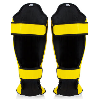 Protège-tibias Fairtex Compétition SP5 avec protège-pieds Jaune