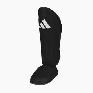 Protège-tibias avec semelle Adidas Pro Kickboxing WAKO Noir-blanc 