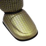 Protège-tibias avec parapied Adidas Pro Kickboxing WAKO Noir-or 