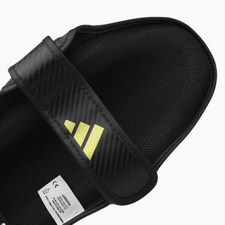 Protège-tibias avec parapied Adidas Pro Kickboxing WAKO Noir-or 